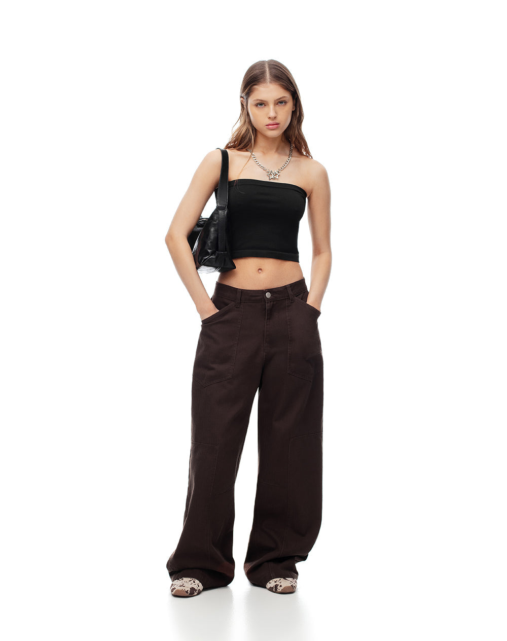 Pack x2 strapless seamless negro + vainilla mujer
