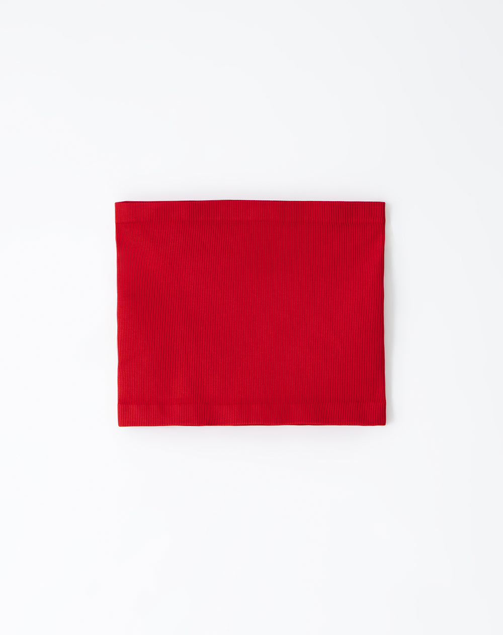 Crop top strapless roja