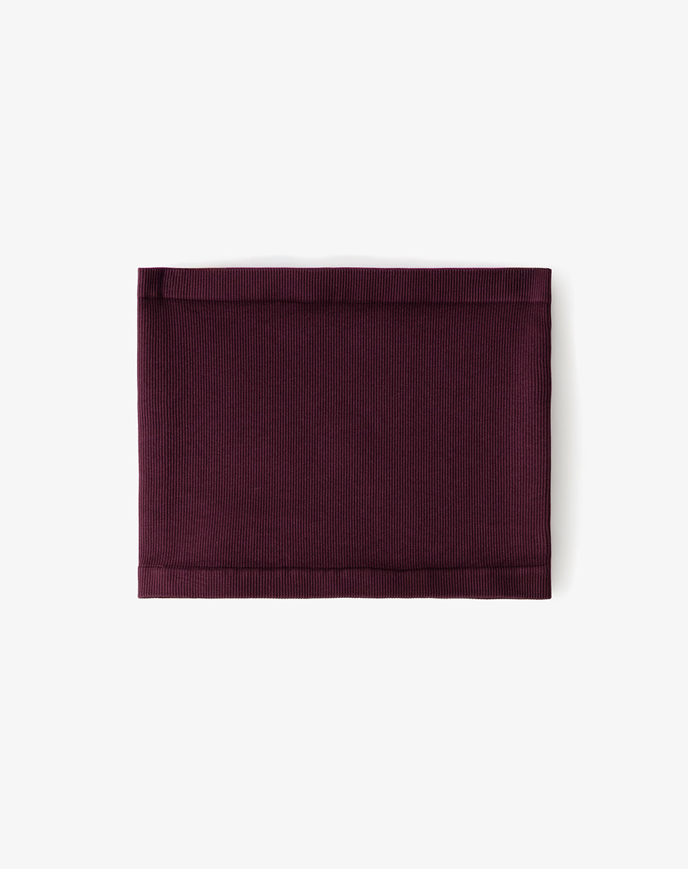 Crop top slim strapless seamless vinotinto mujer