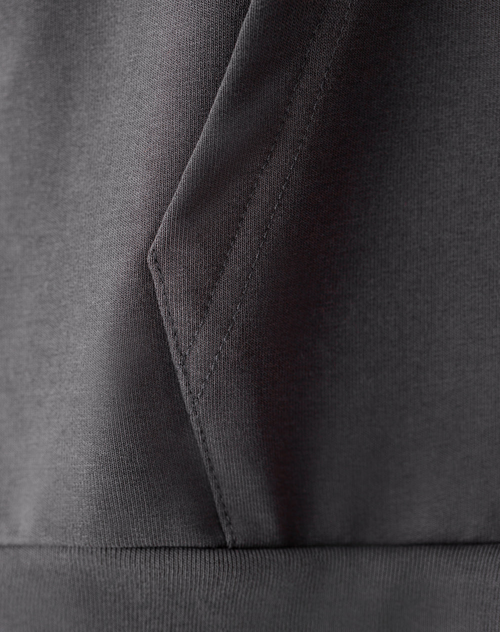 Buzo tipo hoddie gris niño