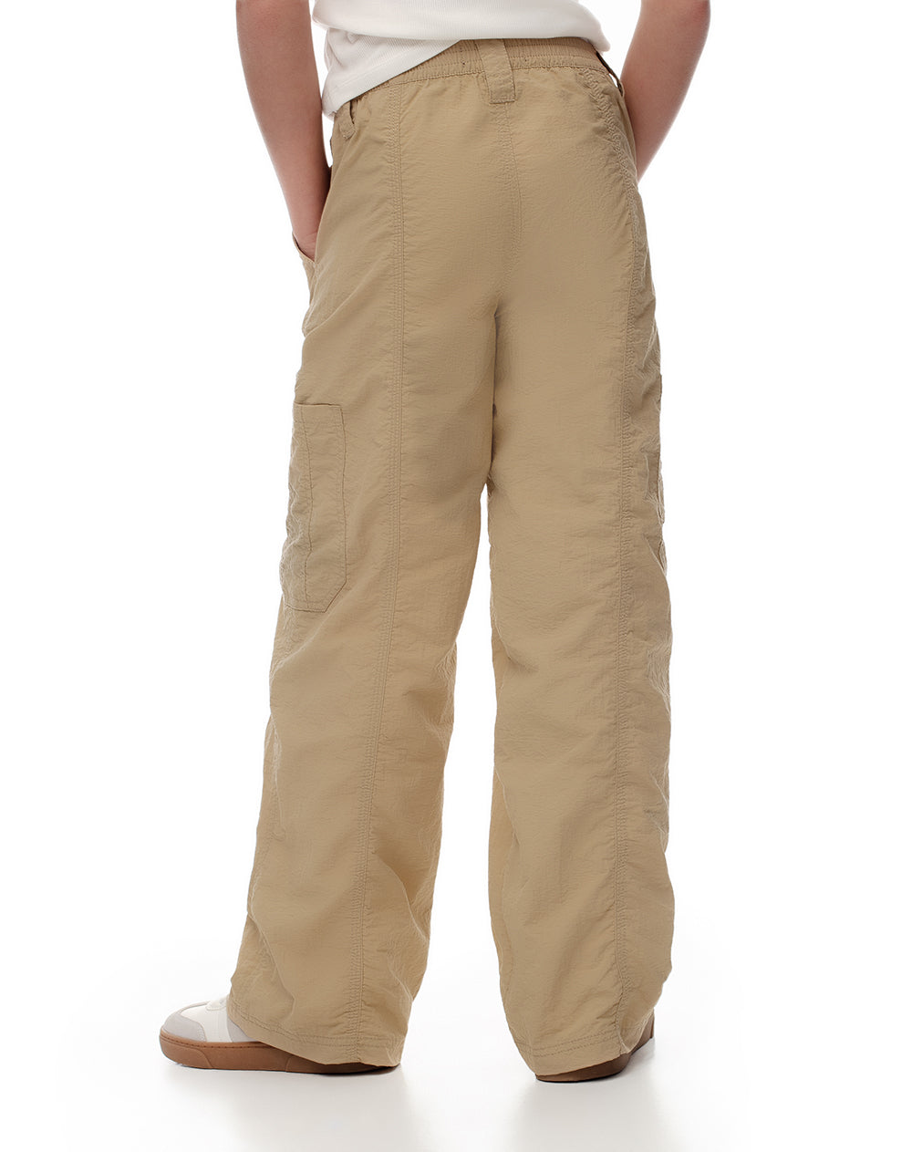 Pantalón Luxij fit tiro medio habano