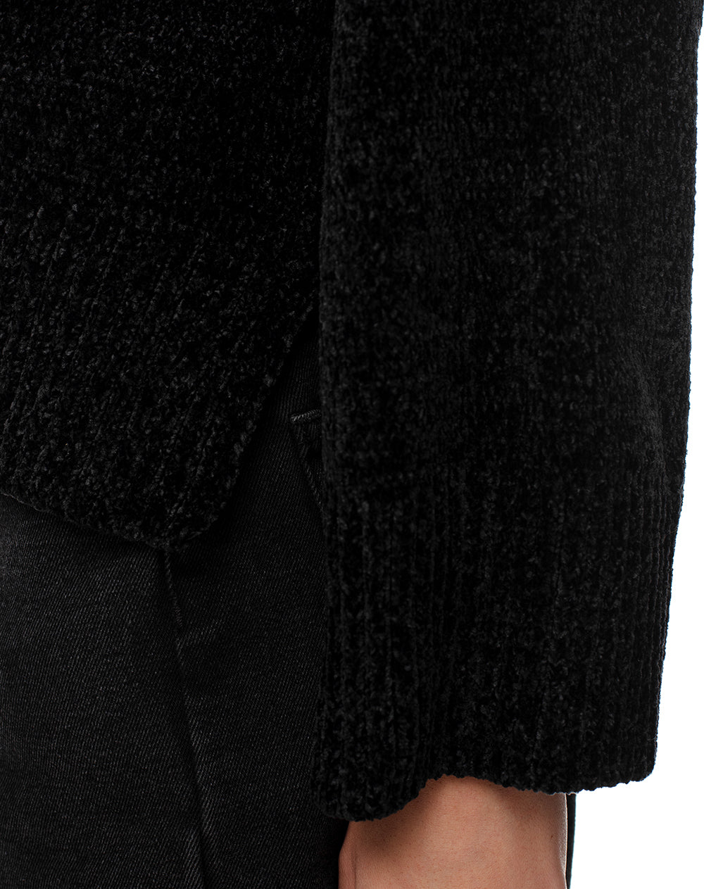 Buzo oversized fit negro