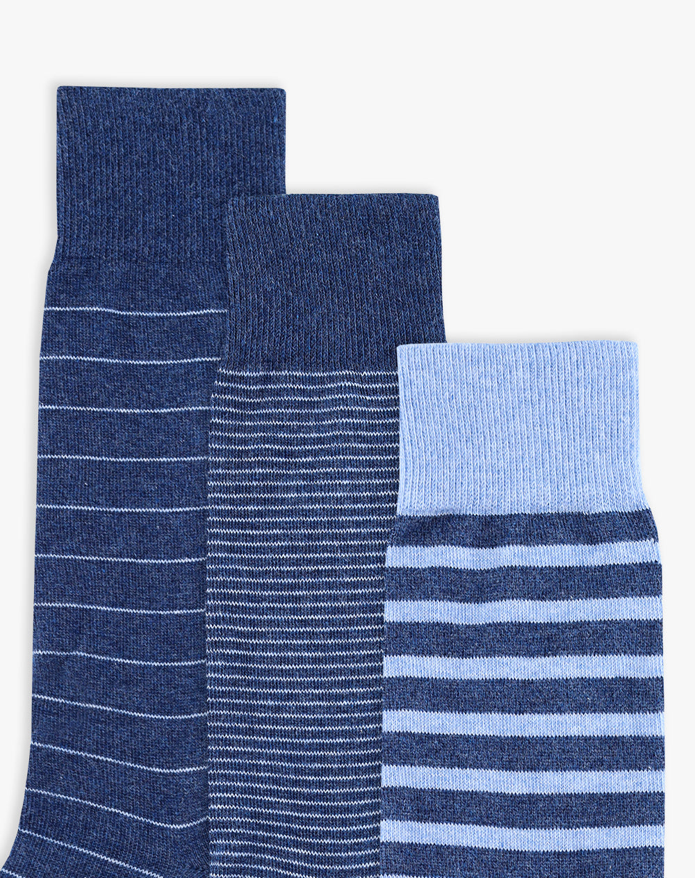 3 pares de medias largas surtido