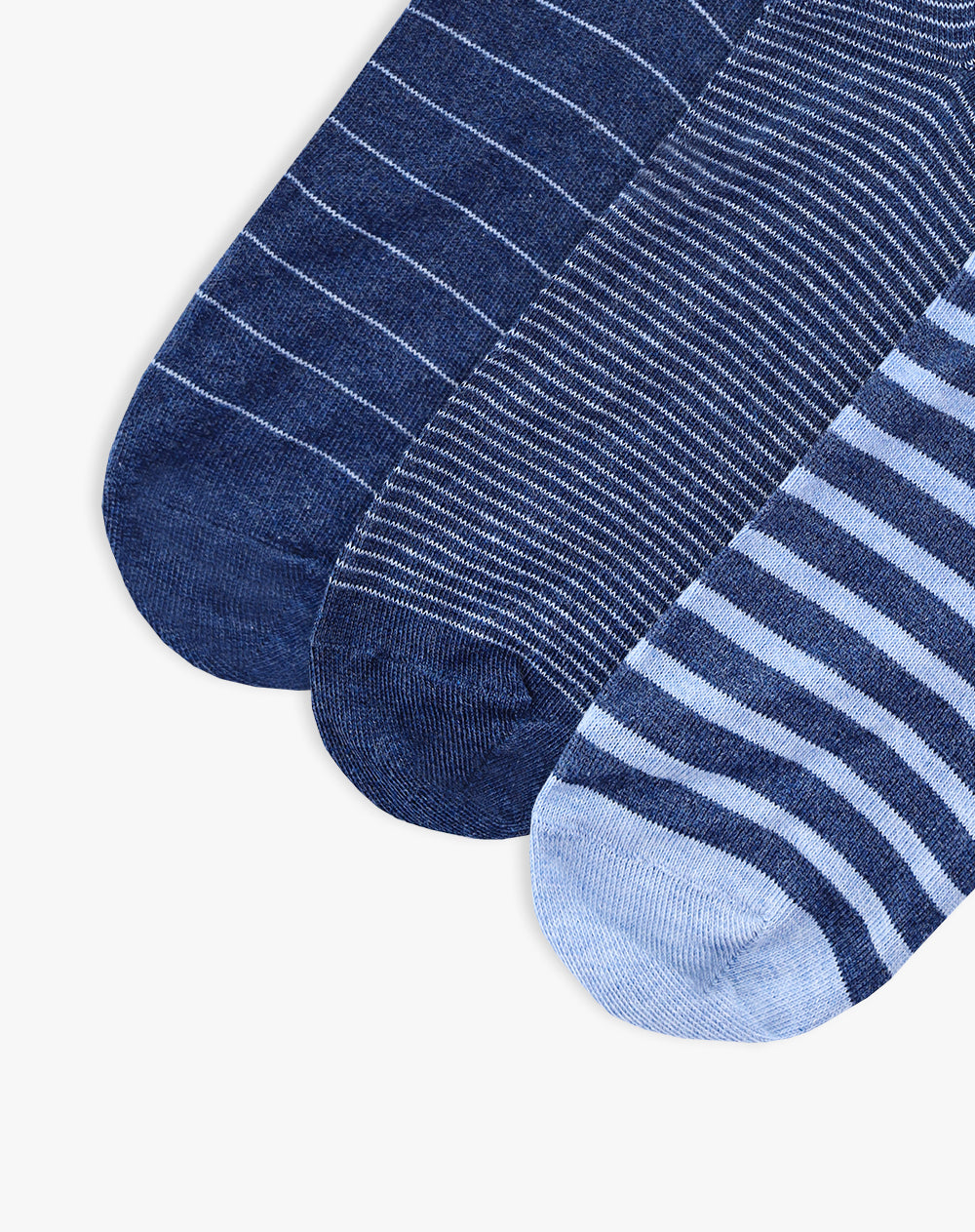 3 pares de medias largas surtido