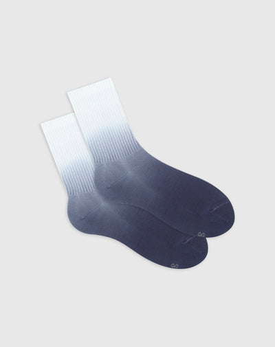 Medias para hombre largas algodón azuleses
