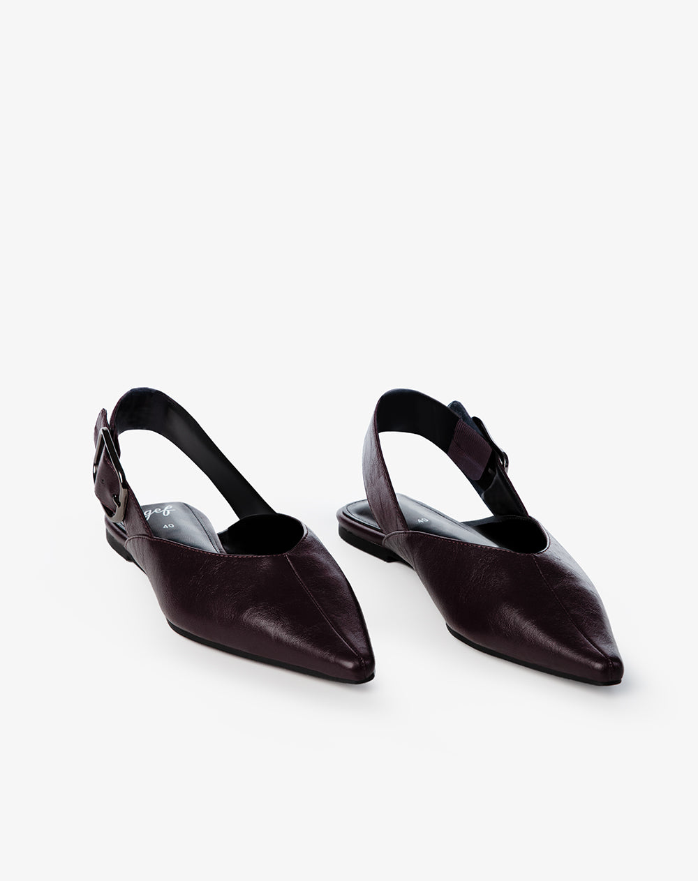 Zapatos baleta vinotinto