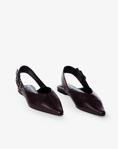 Zapatos baleta vinotinto