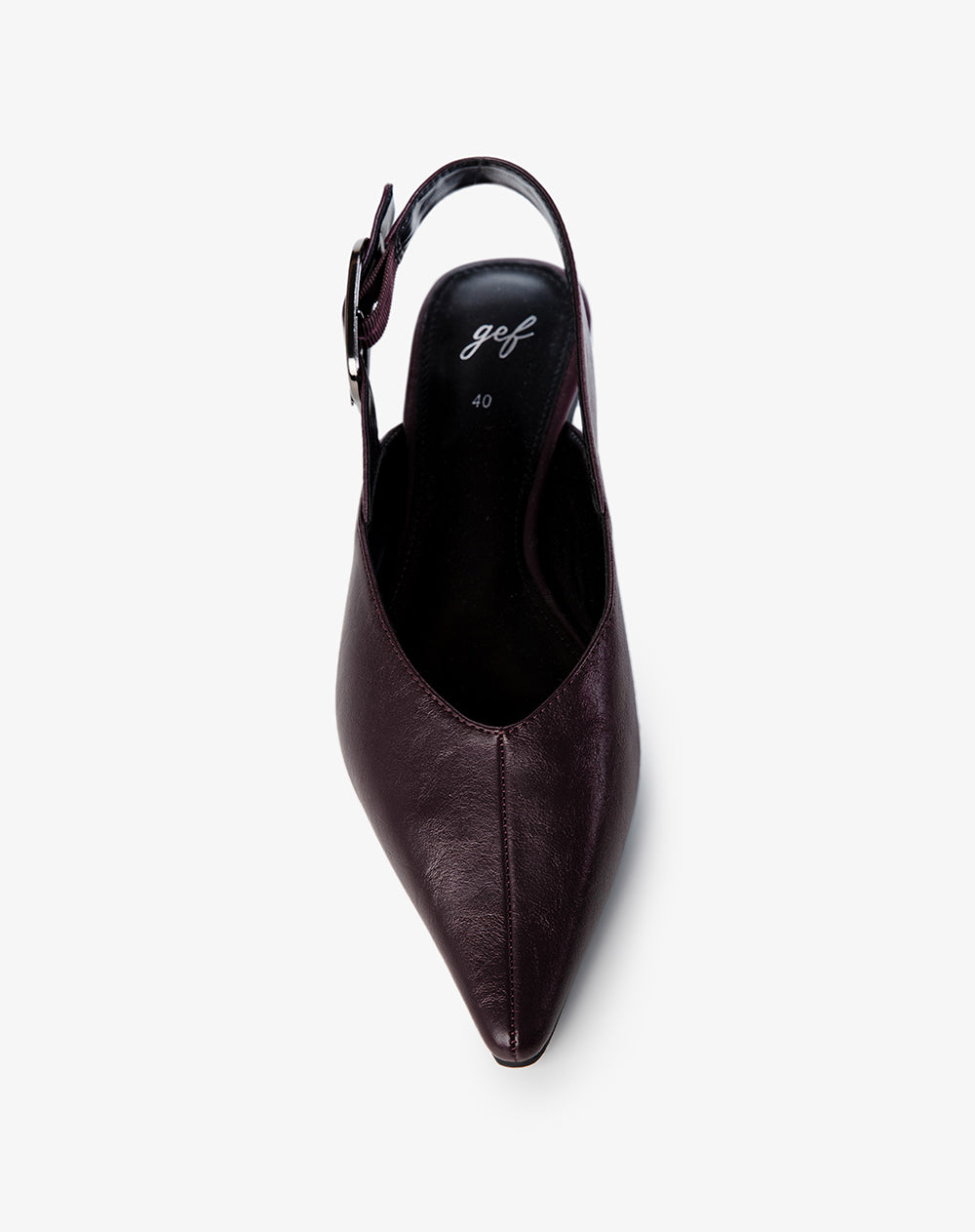 Zapatos baleta vinotinto