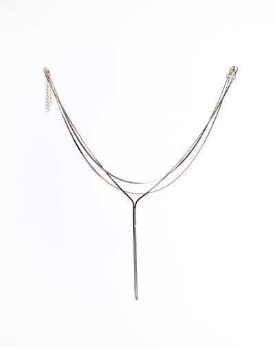 Collar plateado