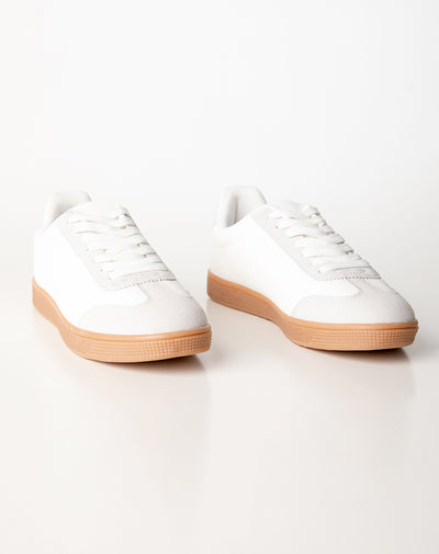 Tenis casuales blancos mujer