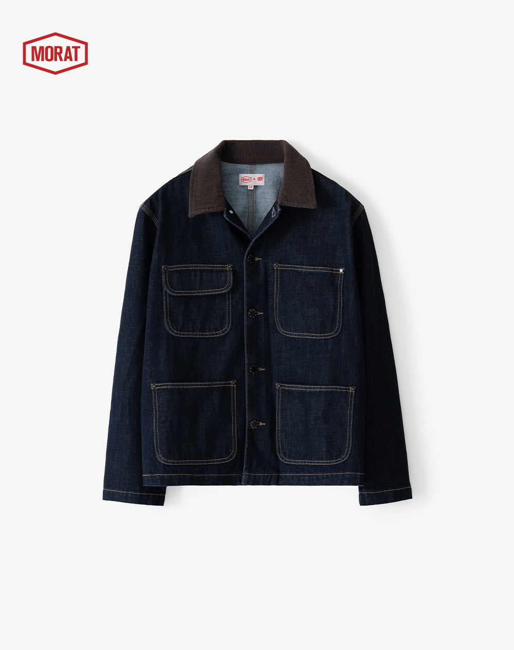 Chaqueta denim índigo oscuro unisex GEF | MORAT