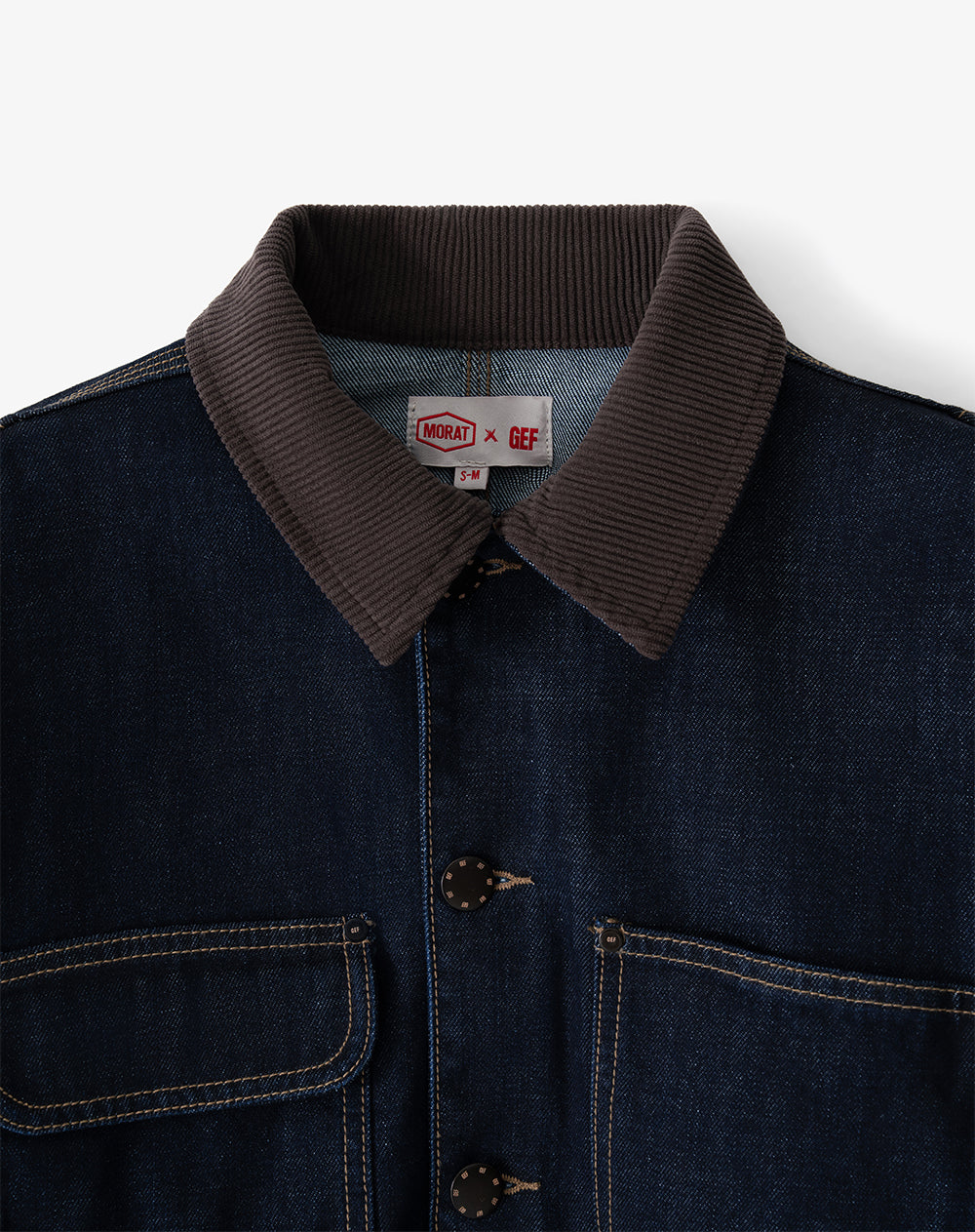 Chaqueta denim índigo oscuro unisex GEF | MORAT