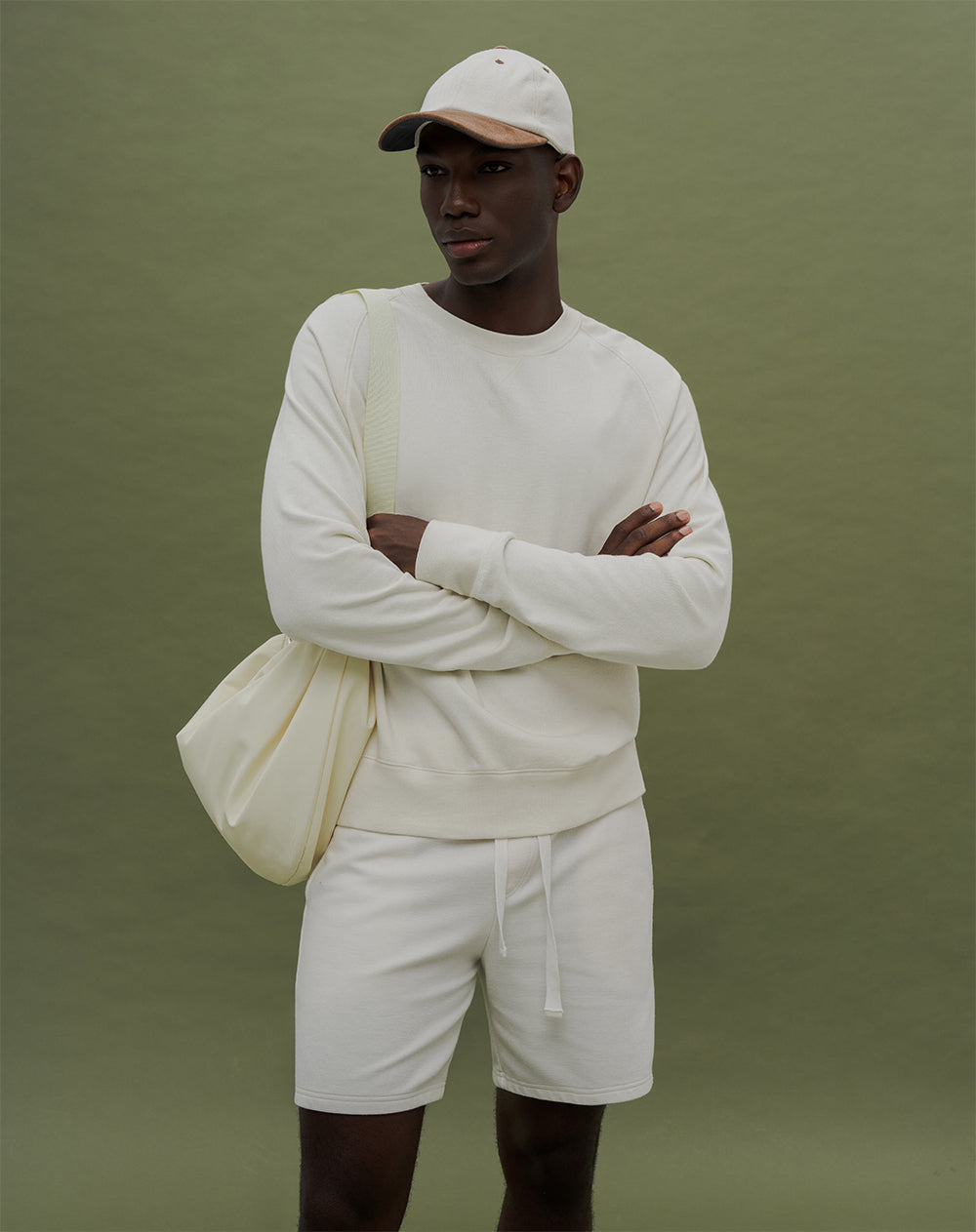 Buzo regular fit vainilla