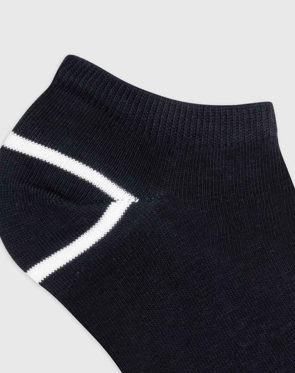 Medias para hombre tobilleras cortas algodón pack x5unds surtidas