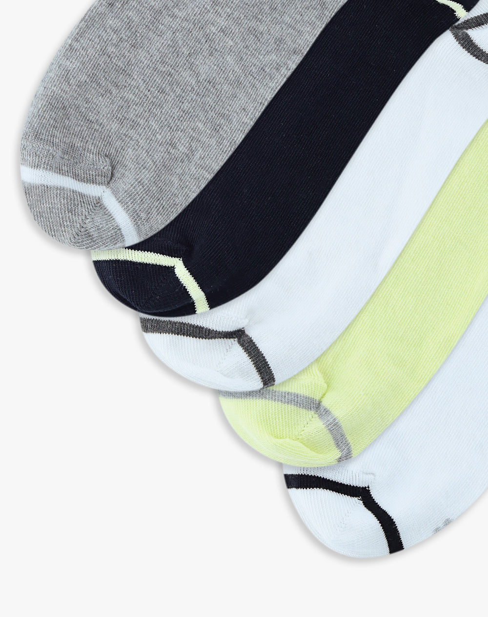 5 pares de medias tobilleras surtido