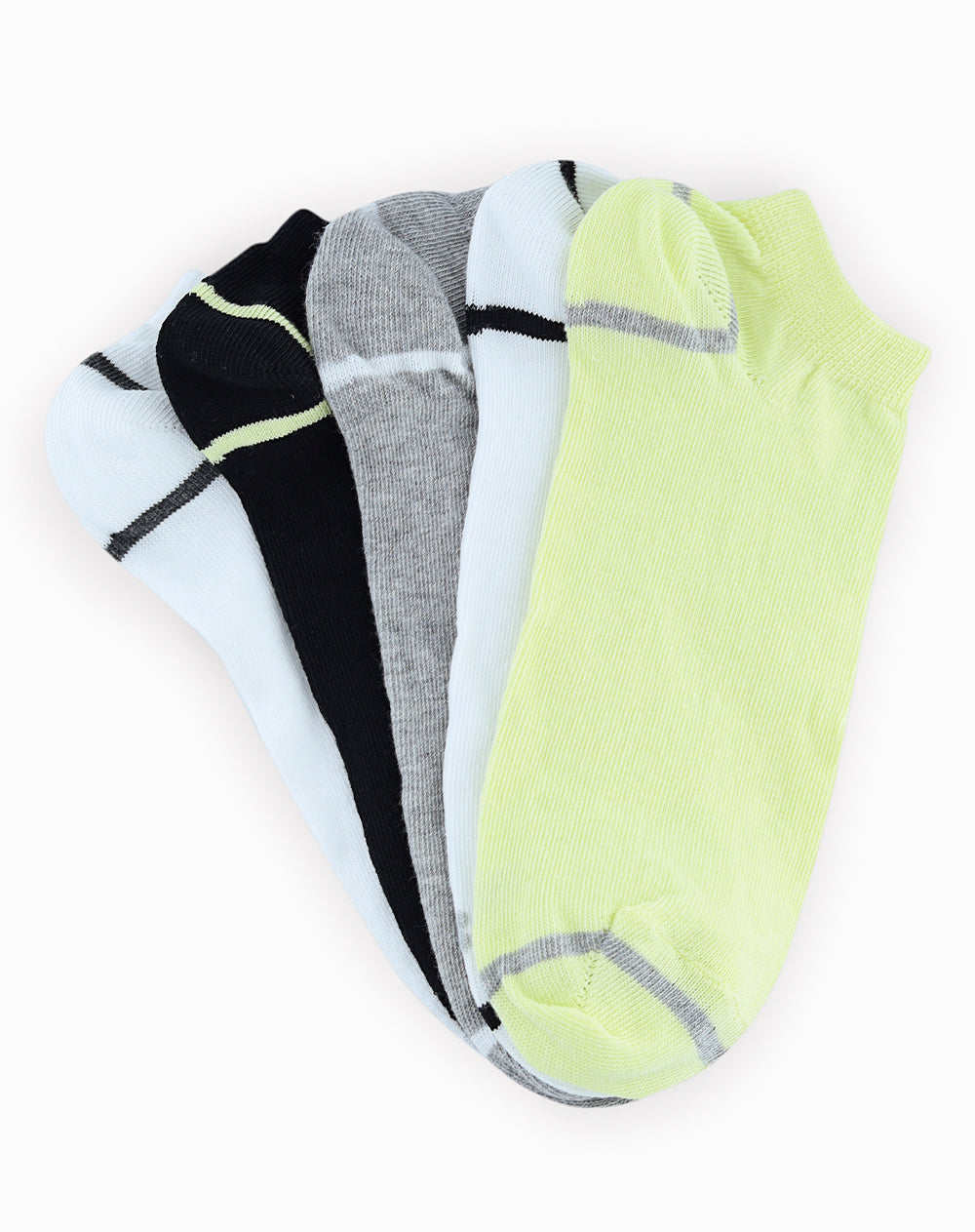 5 pares de medias tobilleras surtido