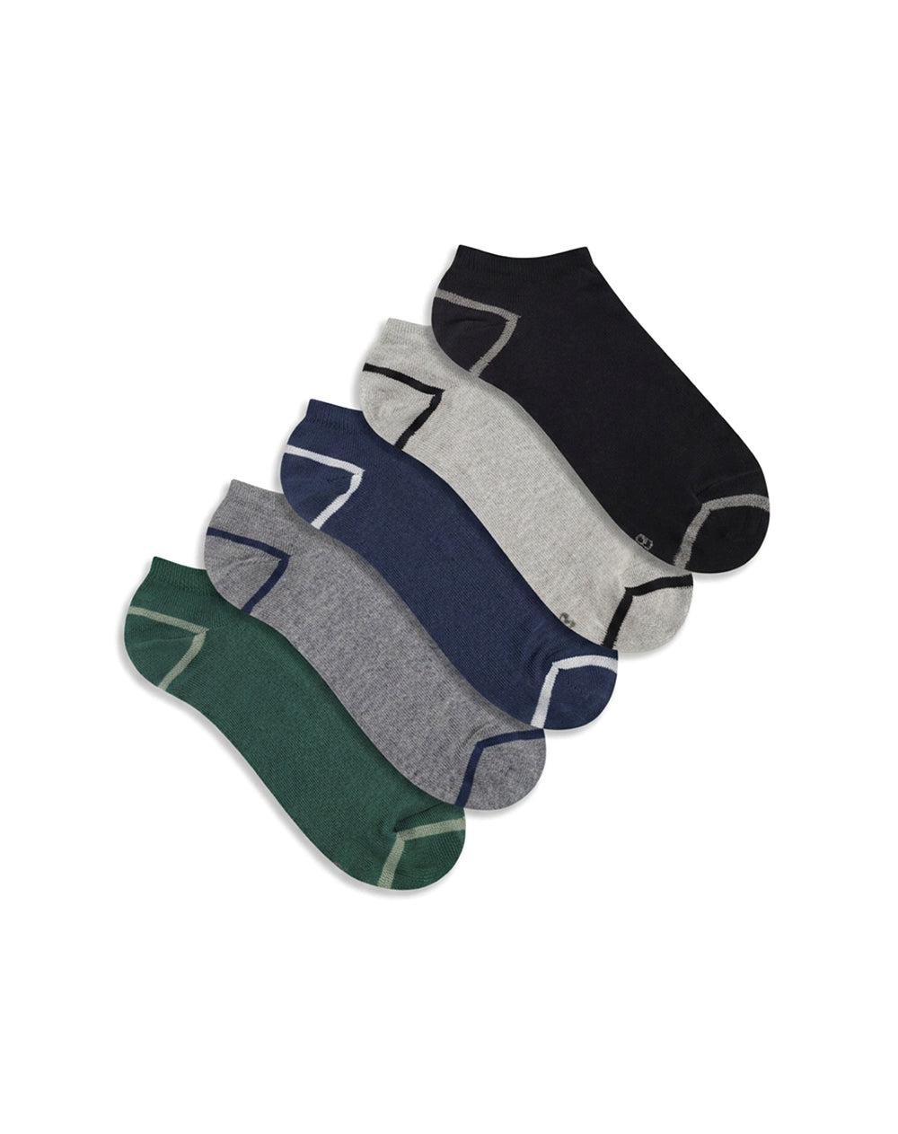 5 pares de medias tobilleras surtido