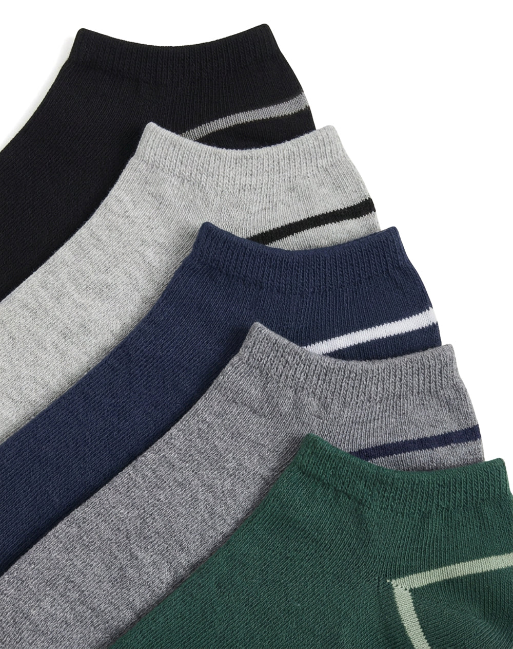 5 pares de medias tobilleras surtido
