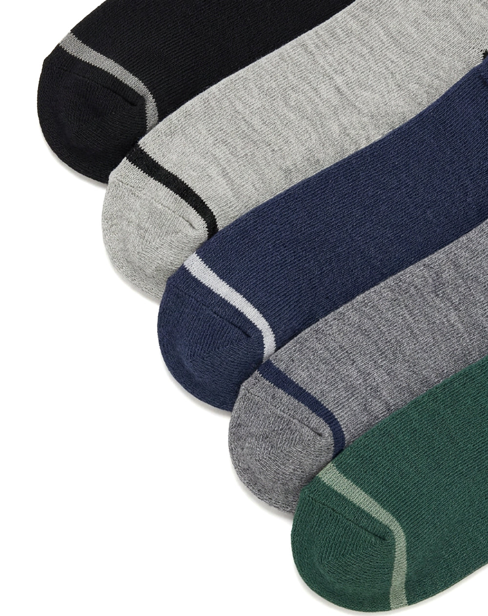 5 pares de medias tobilleras surtido