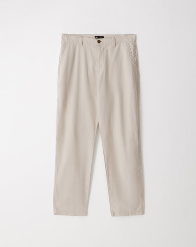 Pantalón chino regular caqui hombre
