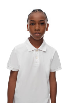 Polo regular fit blanca