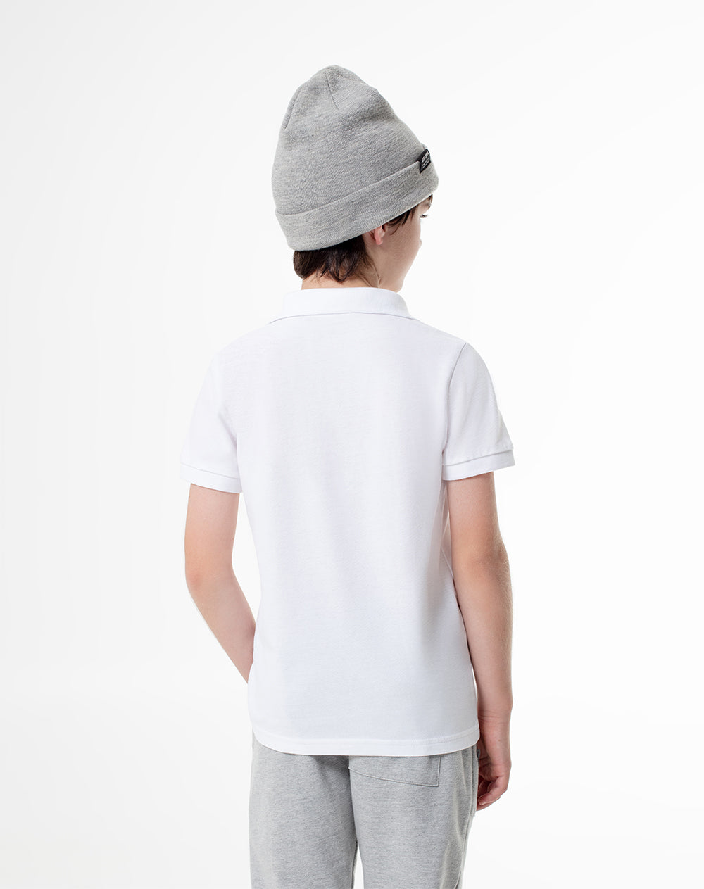 Polo regular fit blanca