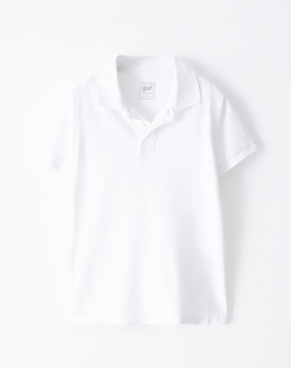 Polo regular fit blanca