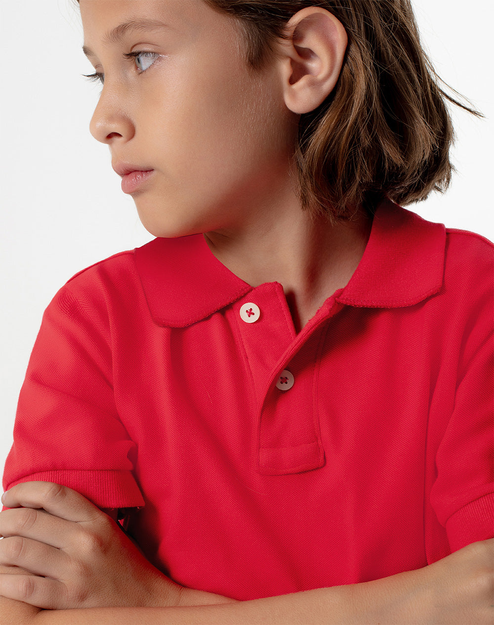 Polo regular fit roja