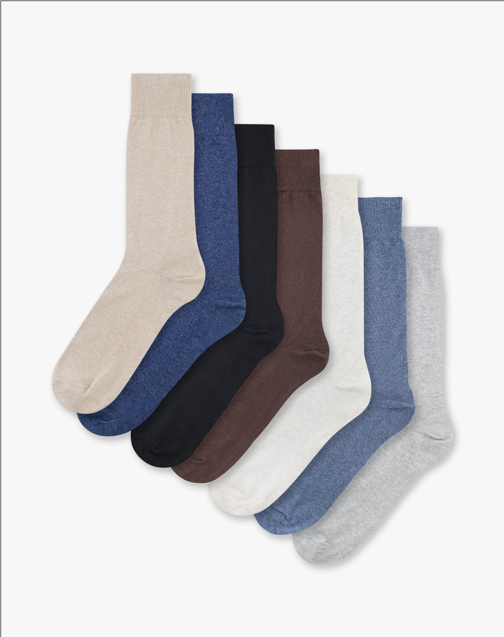 7 pares de medias largas surtido