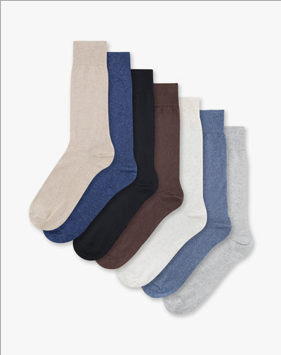 7 pares de medias largas surtido