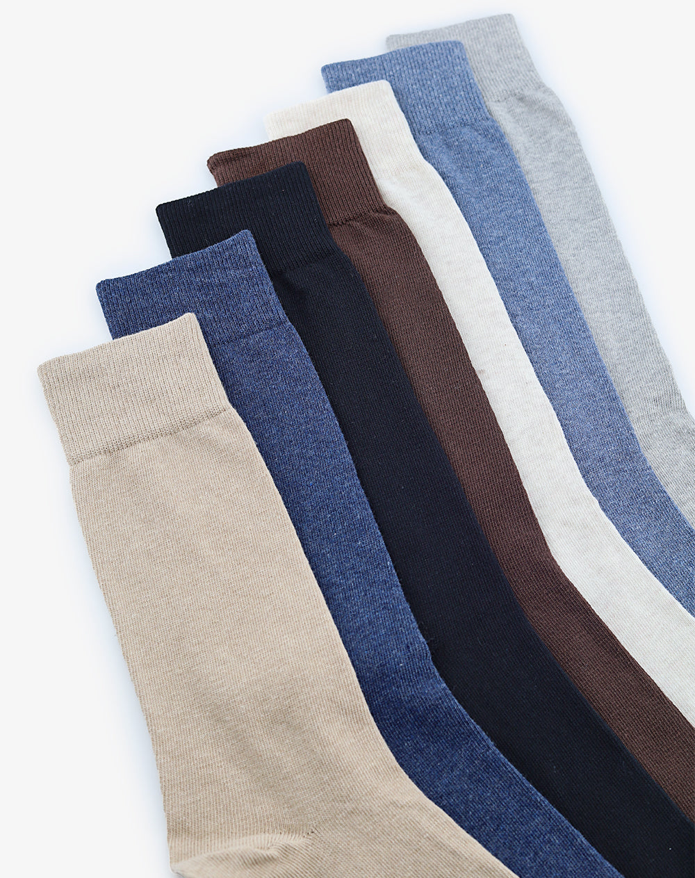 7 pares de medias largas surtido