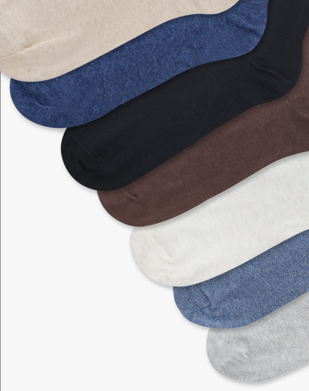 7 pares de medias largas surtido