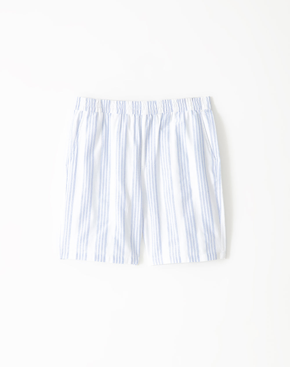 Pantaloneta blanco rayas