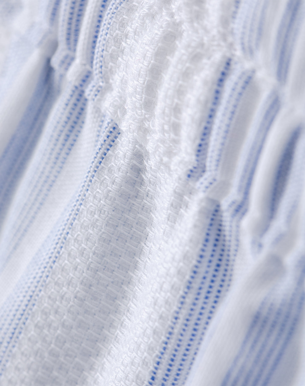 Pantaloneta blanco rayas