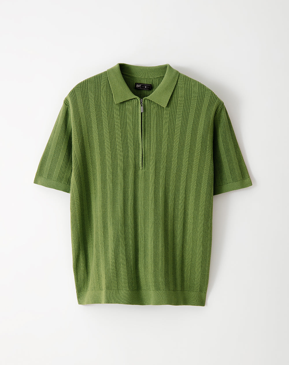 Camiseta loose fit manga corta verde