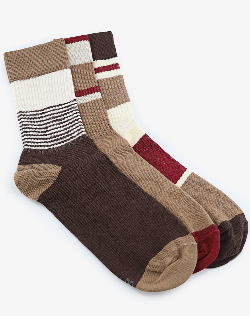 3 pares de medias cortas surtido hombre