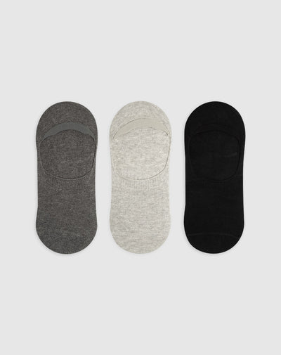 Medias para hombre baleta algodón pack x3unds surtidas