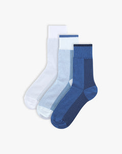 Medias hombre largas pack x3 surtido