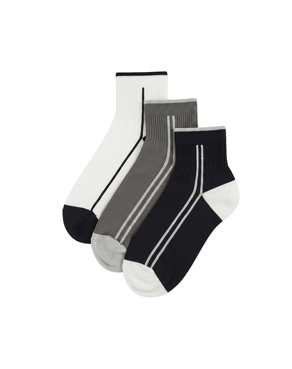 3 pares de medias cortas surtido hombre