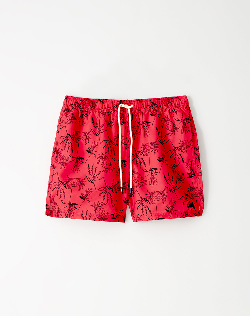 Pantaloneta rojo estampado