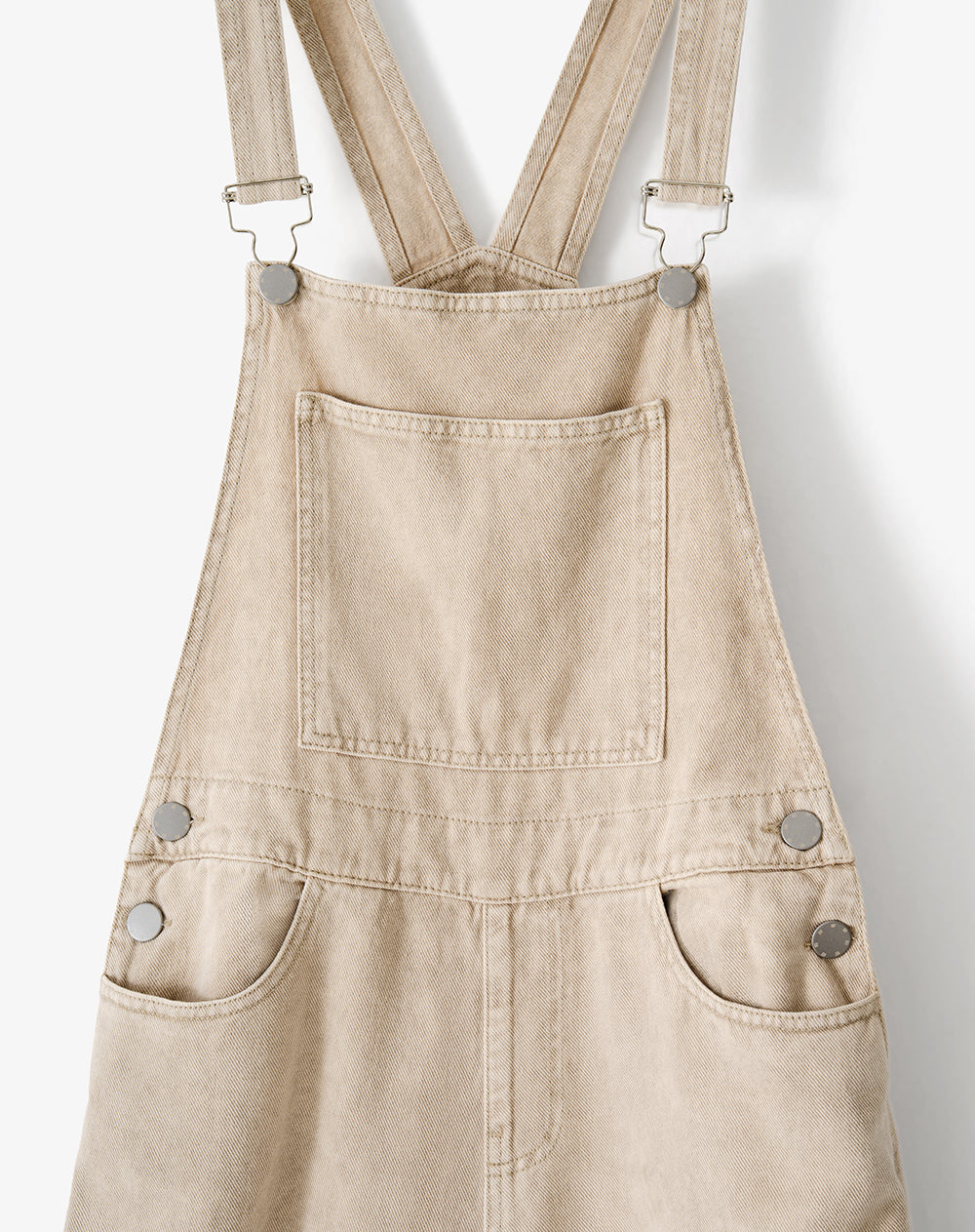 Overol largo denim habano mujer