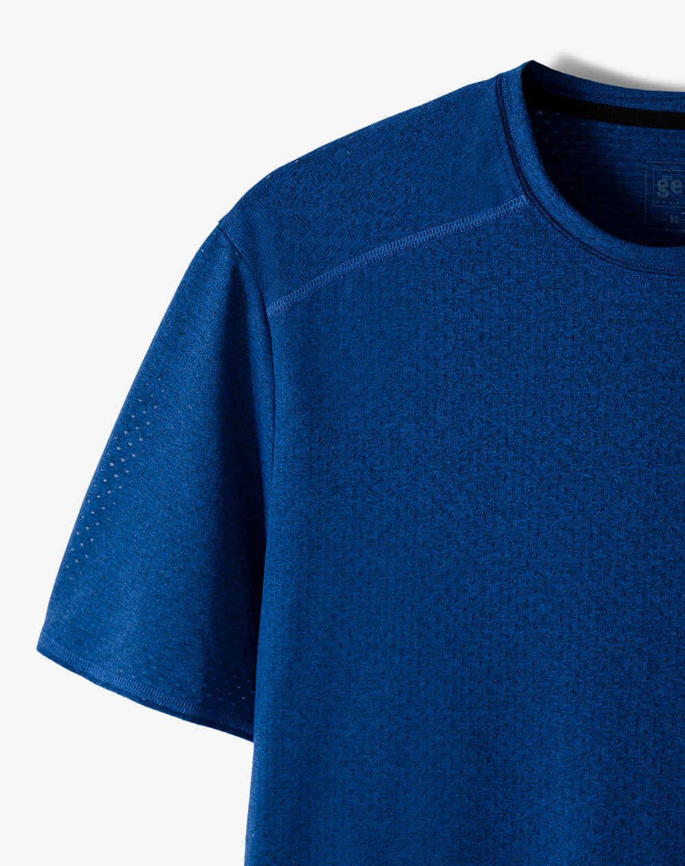 Camiseta deportiva control humedad azul hombre