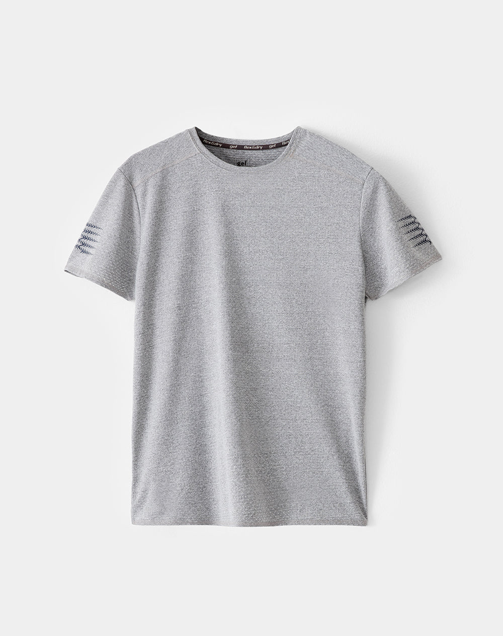 Camiseta deportiva control humedad gris hombre