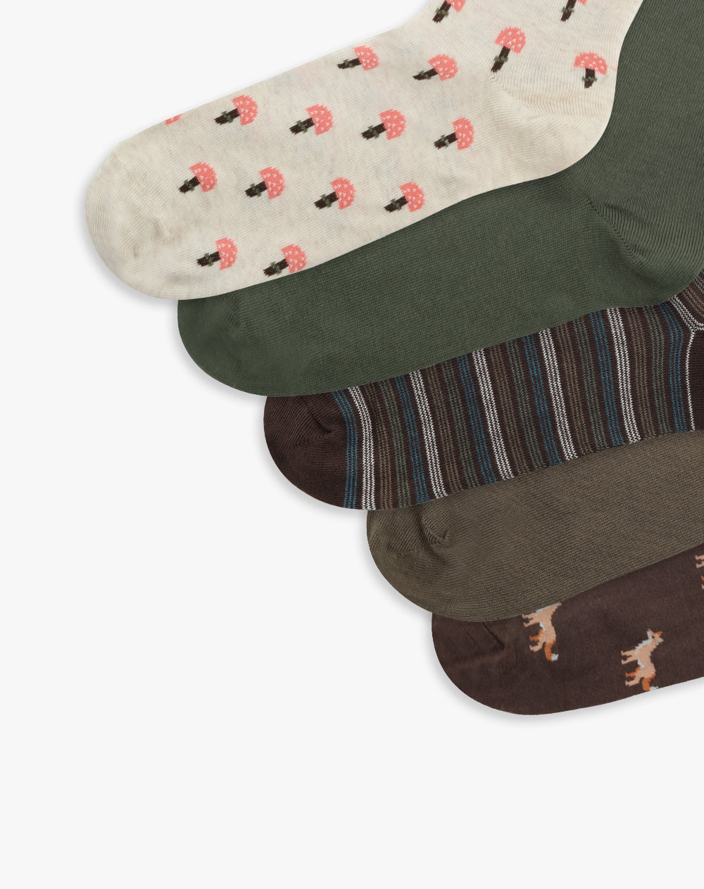 Medias hombre largas pack x5 surtido