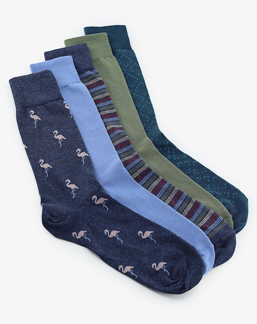 Medias hombre largas pack x5 surtido