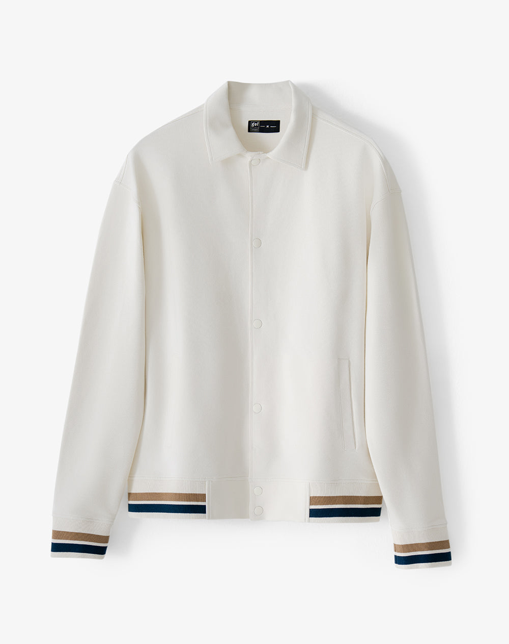 Chaqueta regular vainilla hombre