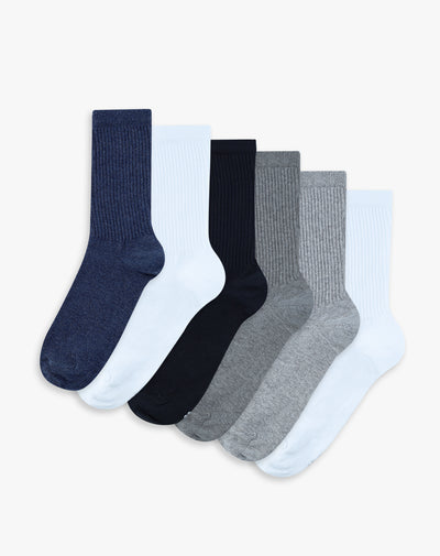6 pares de medias cortas surtido