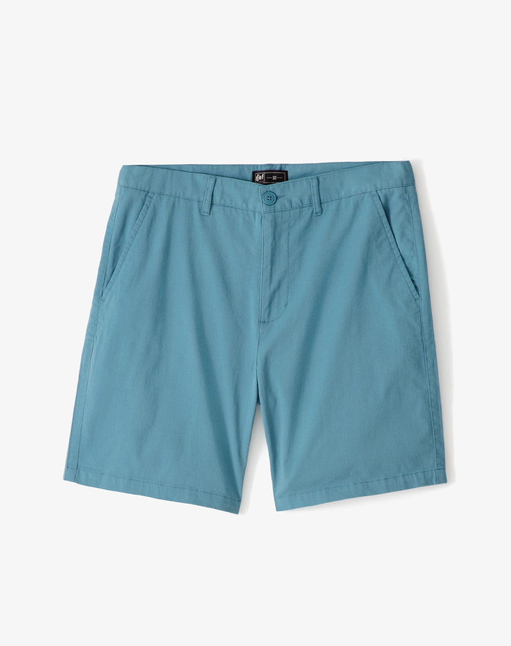 Bermuda regular drill algodón azul hombre