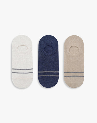 Medias hombre tobillera corta pack x3 surtido