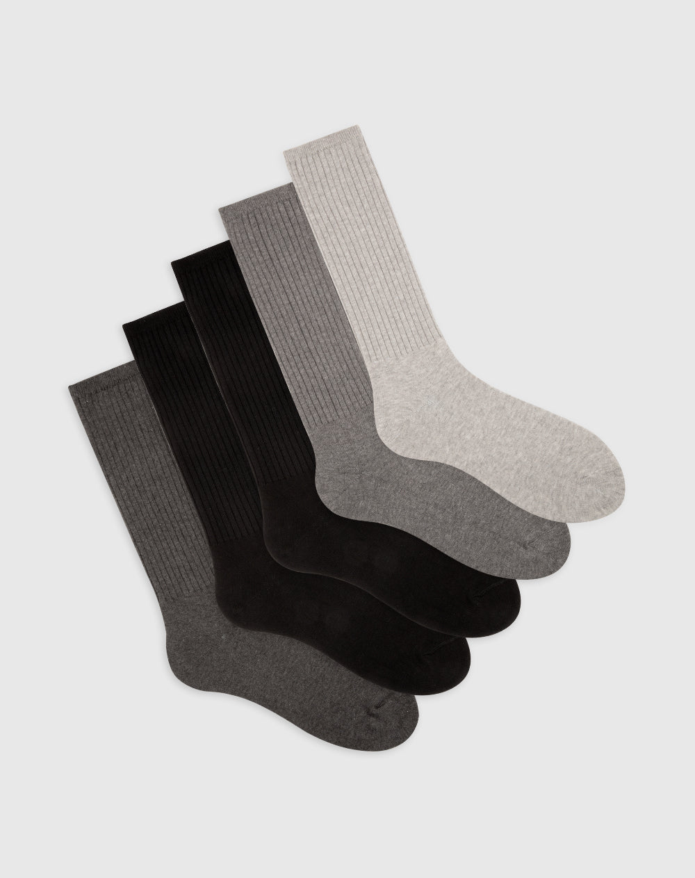Medias para hombre largas algodón pack x5unds surtidas